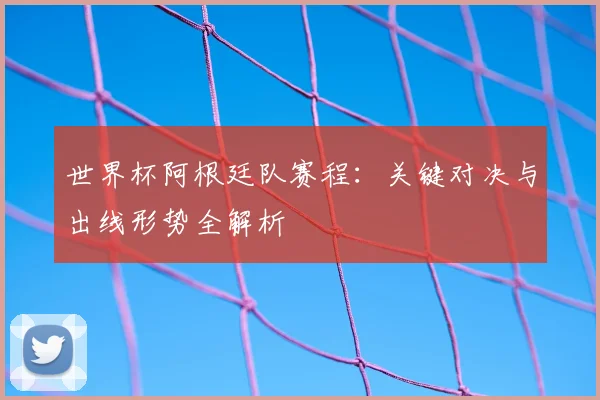 世界杯阿根廷队赛程:关键对决与出线形势全解析